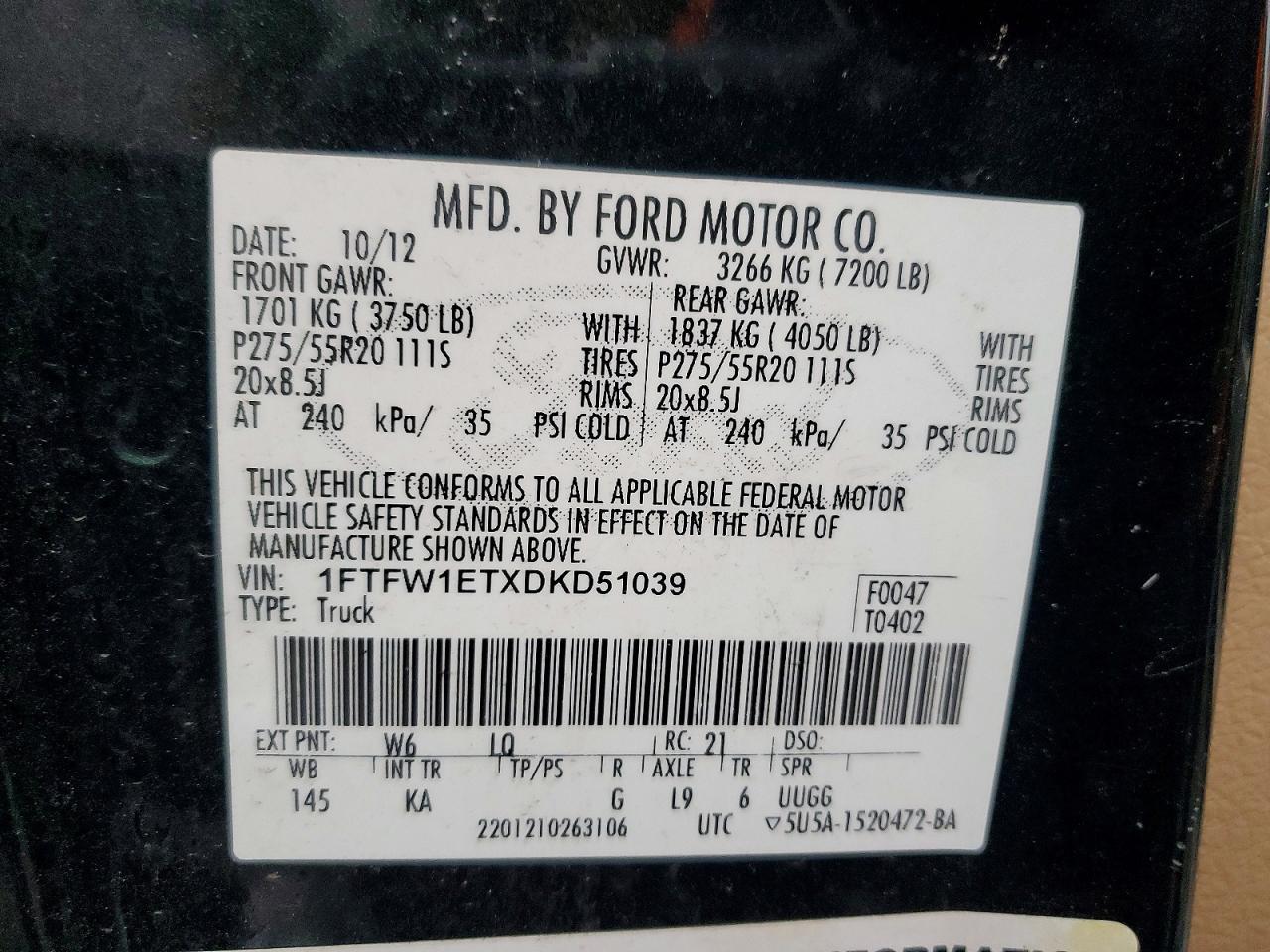 2013 Ford F-150