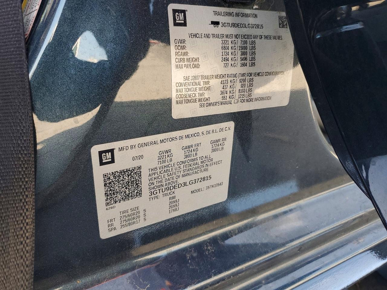 2020 GMC Sierra K1500 SLT