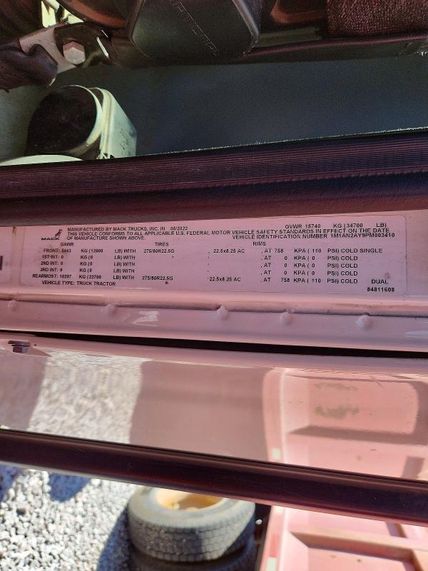 2023 Mack Anthem Semi Truck