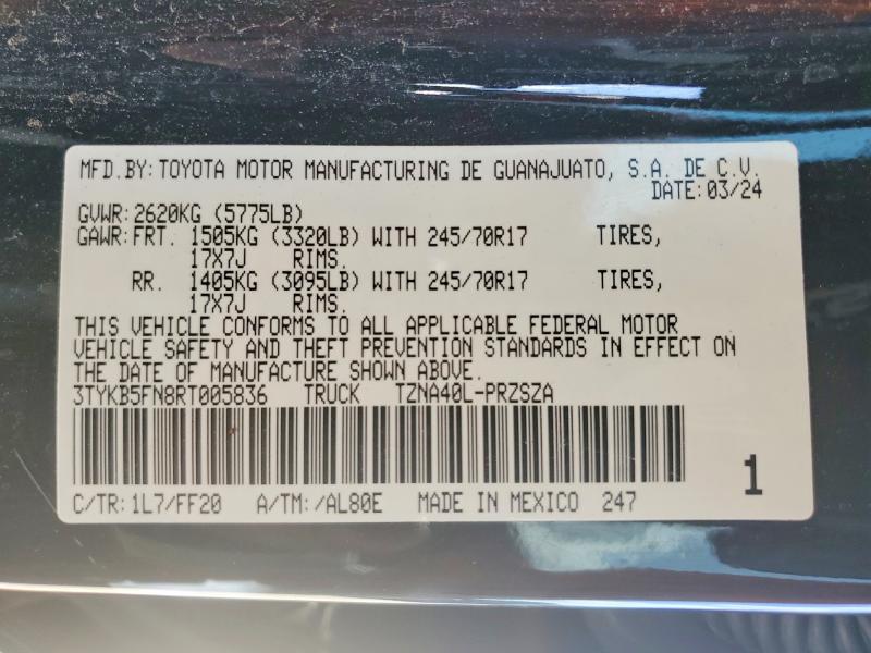 2024 Toyota Tacoma SR5