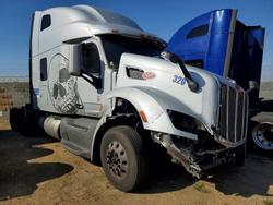 Salvage trucks for sale at Colton, CA auction: 2020 Peterbilt 579