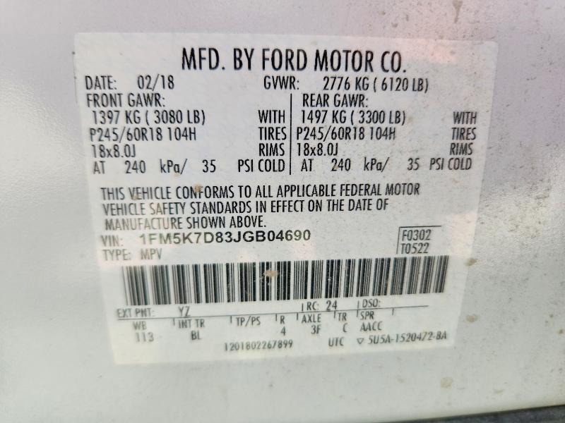 2018 Ford Explorer xlt