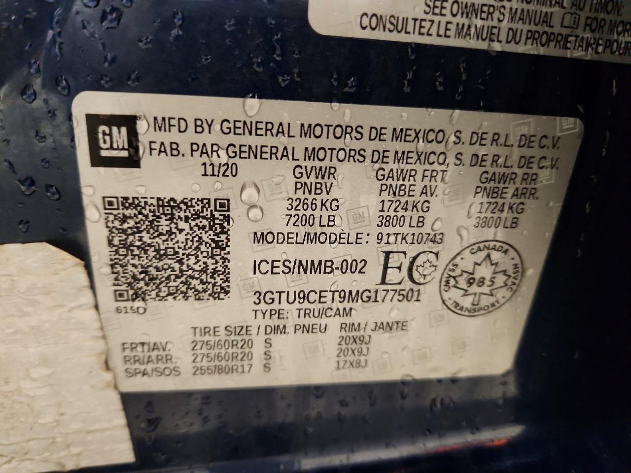 2021 GMC Sierra K1500 Elevation