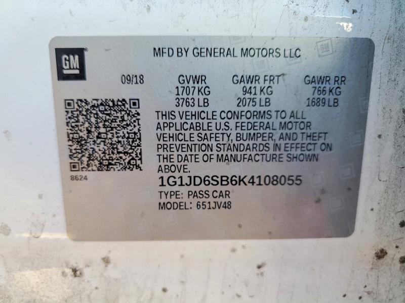 2019 Chevrolet Sonic lt