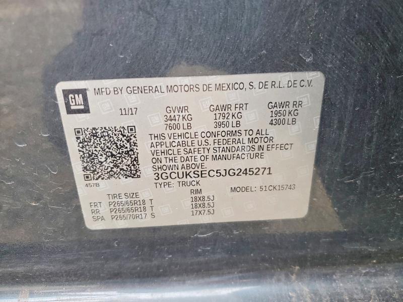 2018 Chevrolet Silverado K1500 LTZ