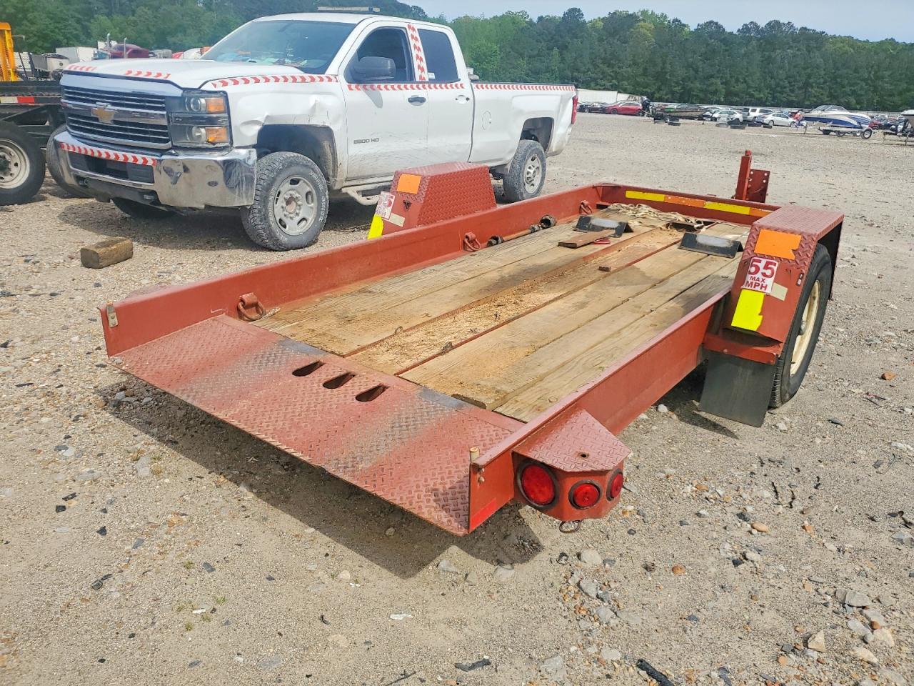 2015 Felling FT-6 T-1 Tilt Deck Equipment Trailer