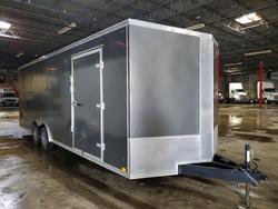 Salvage trucks for sale at Eldridge, IA auction: 2024 Discovery Cargo DCH8.524TA3 Enclosed Cargo Trailer