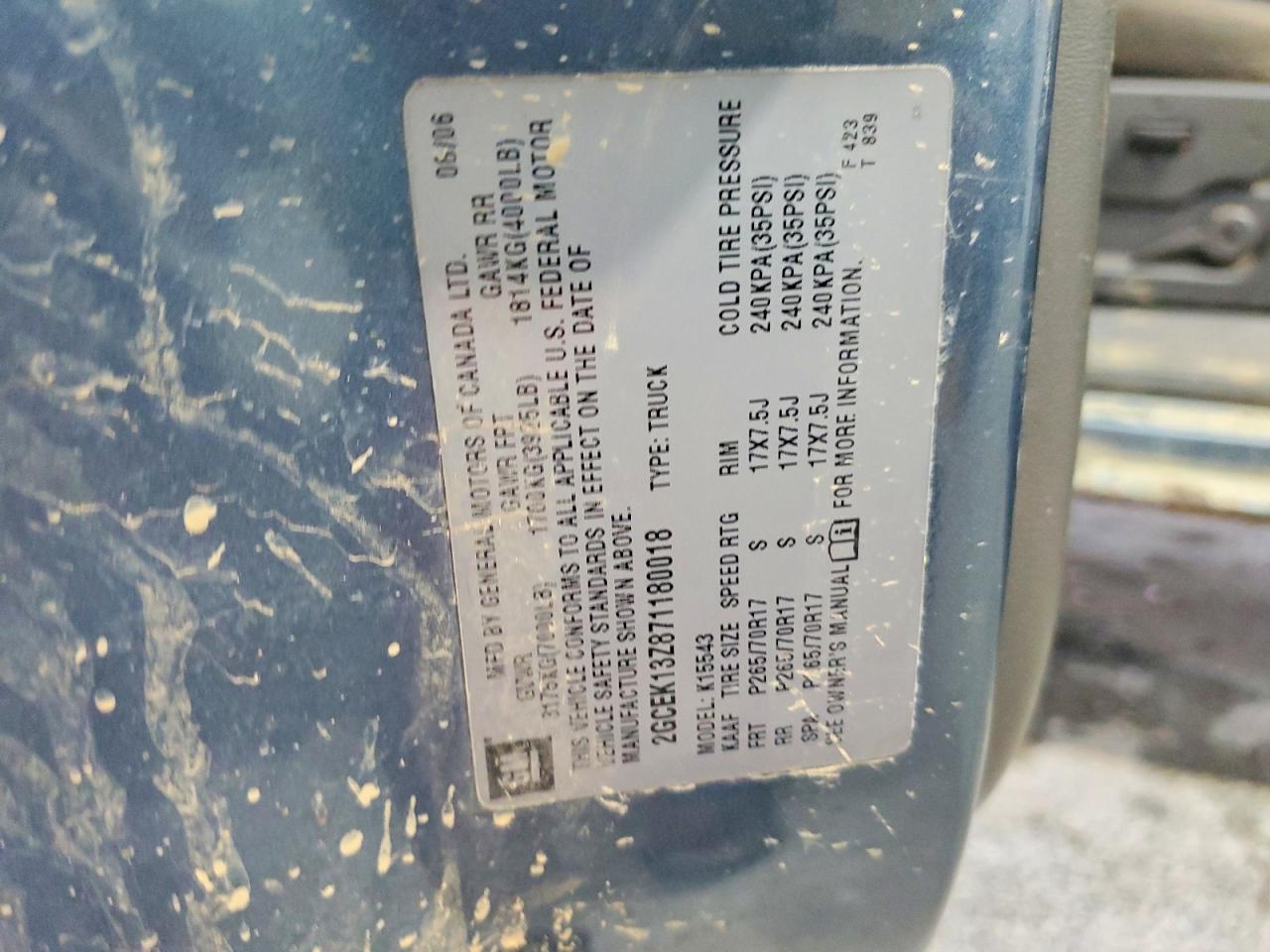 2007 Chevrolet Silverado K1500 Classic Crew Cab