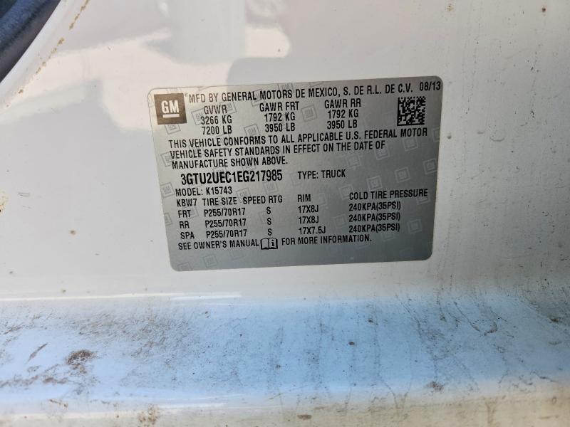 2014 GMC Sierra K1500 sle