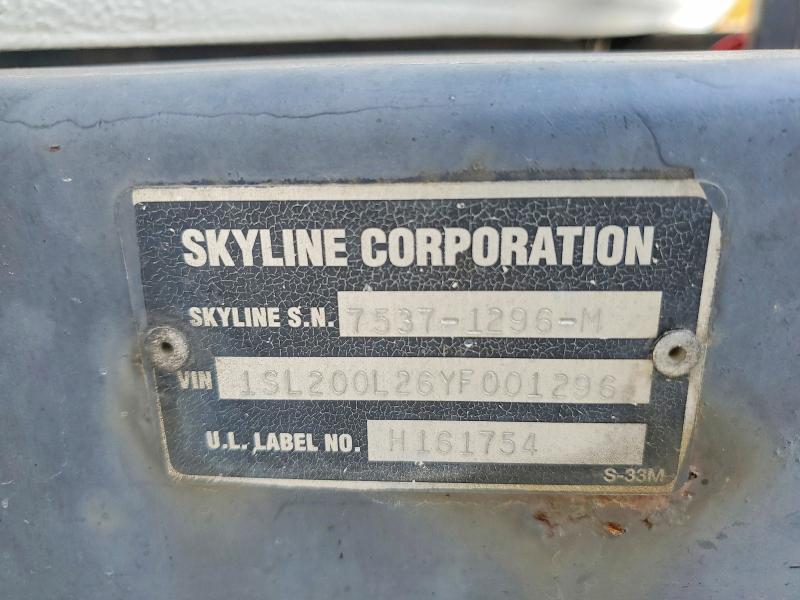 2000 Skyline Layton Camper