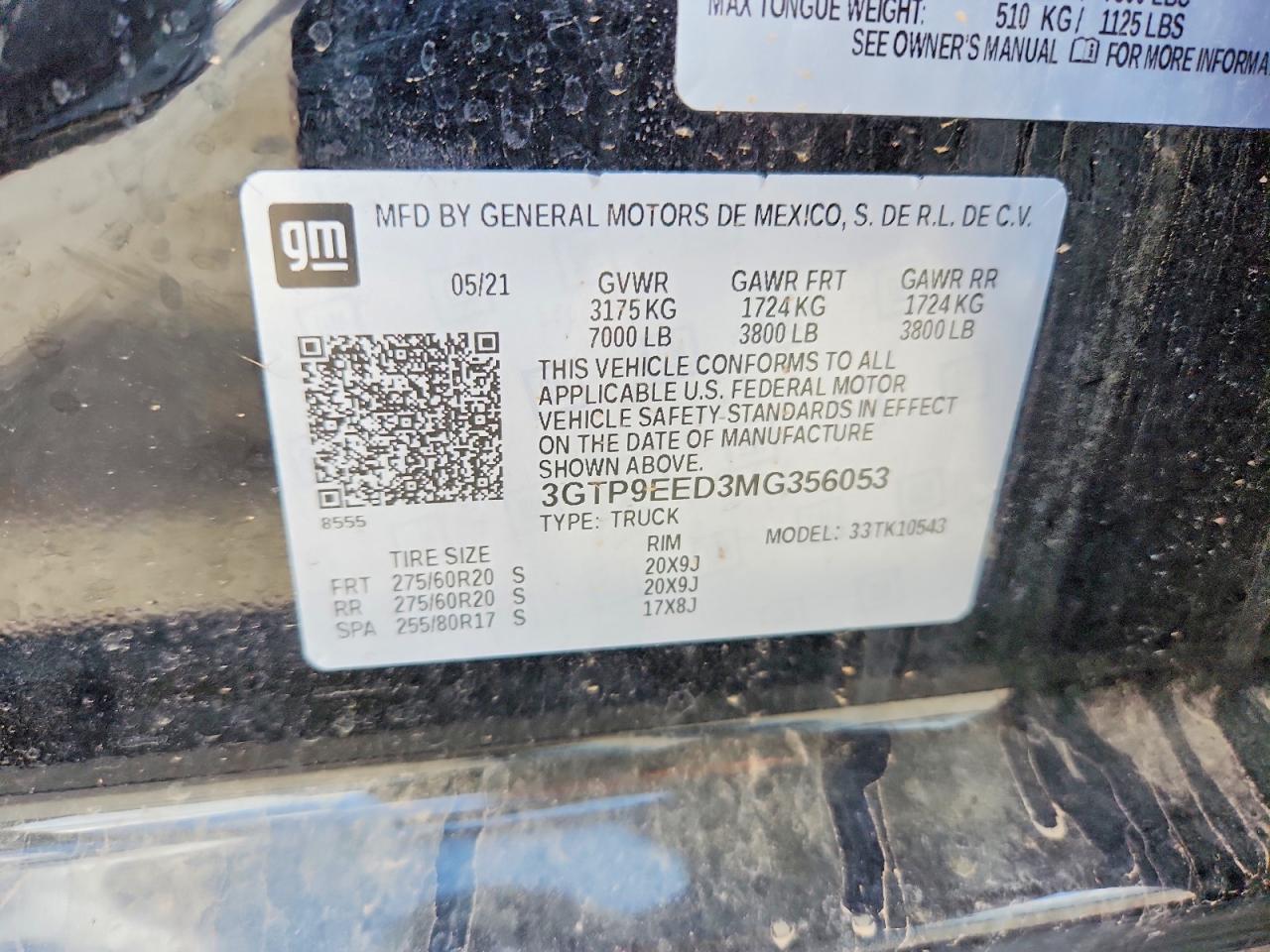 2021 GMC Sierra K1500 AT4