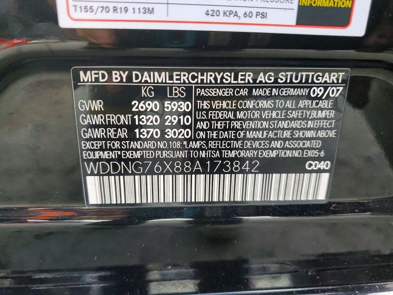 2008 Mercedes-Benz S 600