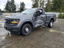 Salvage trucks for sale at Spanaway, WA auction: 2024 Ford F150 XL