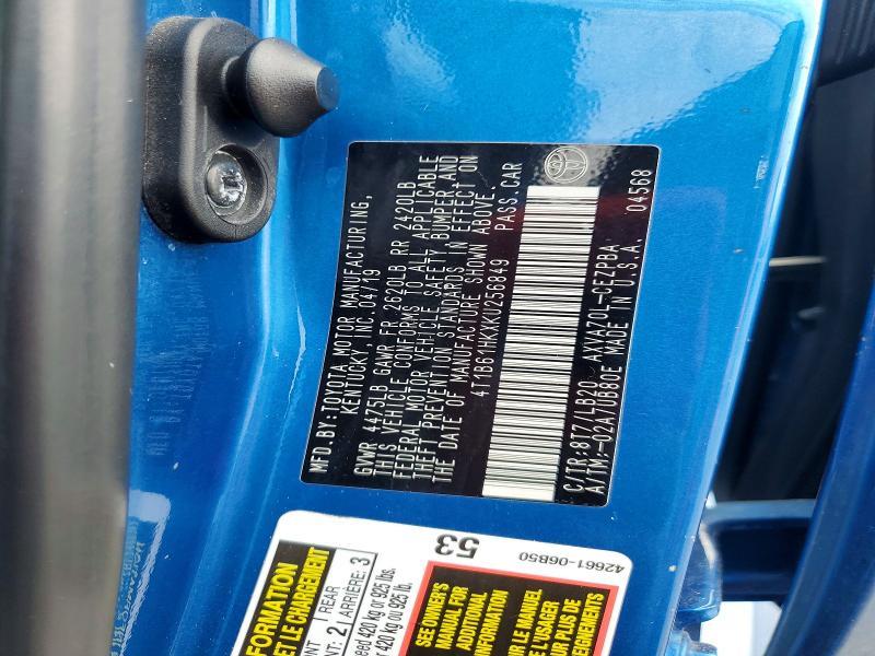 2019 Toyota Camry xse