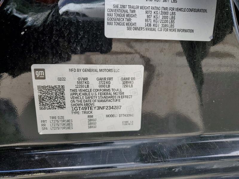2022 GMC Sierra K3500 SLE