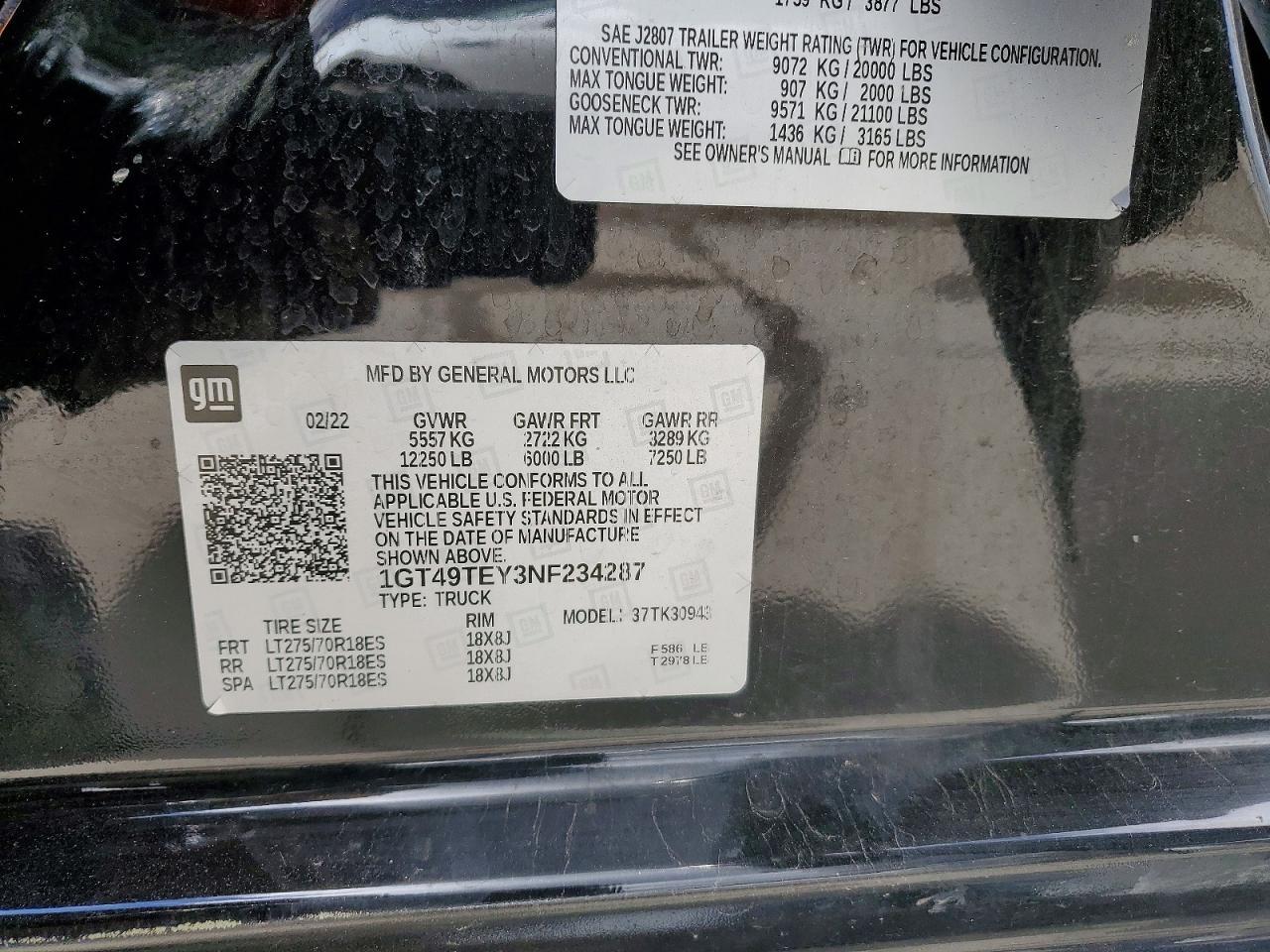 2022 GMC Sierra K3500 SLE
