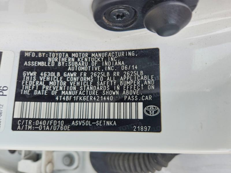 2014 Toyota Camry le