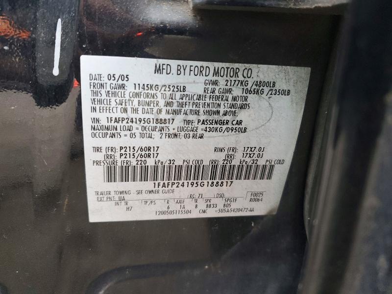 2005 Ford Five Hundred sel