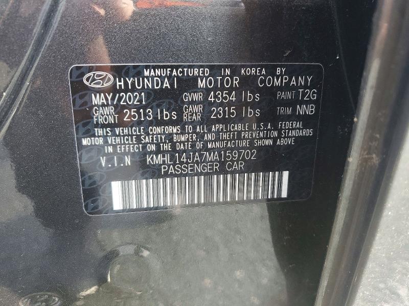 2021 Hyundai Sonata sel