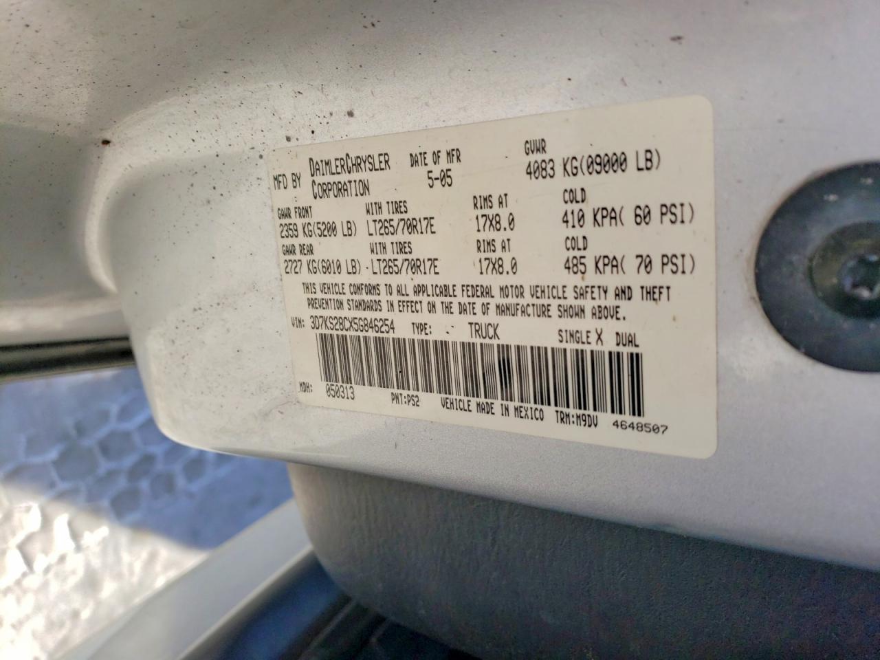 2005 Dodge RAM 2500