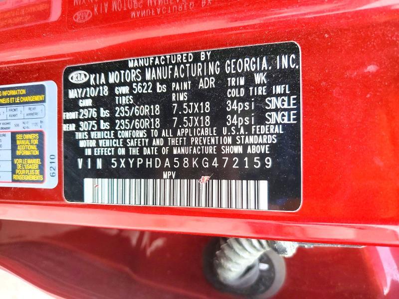 2019 KIA Sorento ex V6