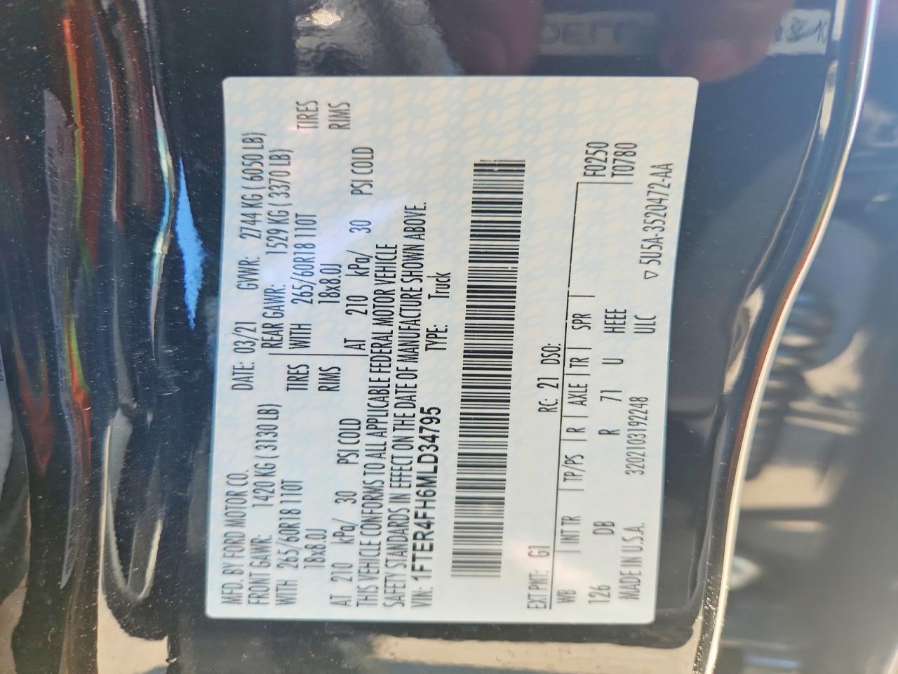 2021 Ford Ranger XL