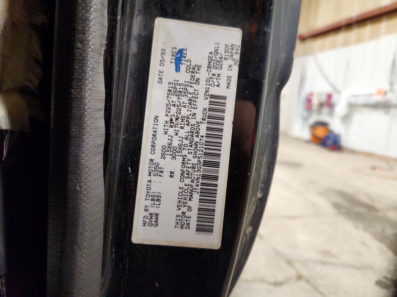 1993 Toyota XTRA/DX/SR