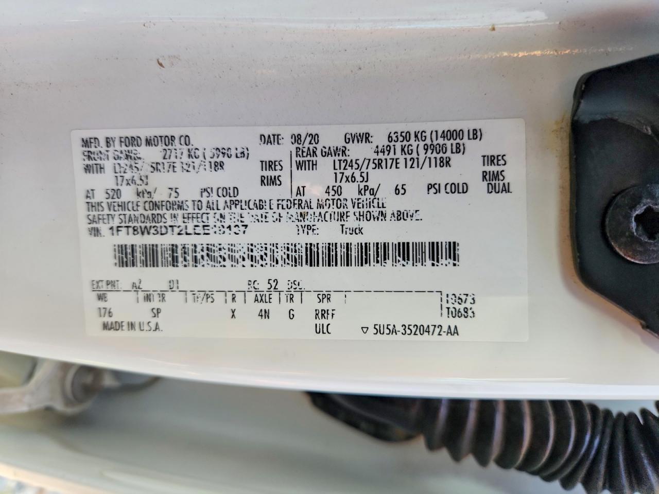 2020 Ford F350 Super Duty