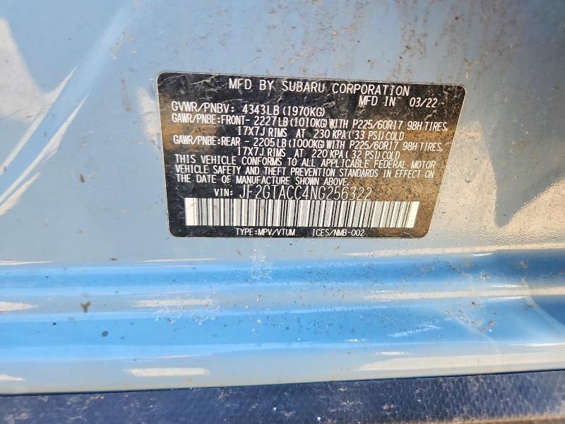 2022 Subaru Crosstrek Premium