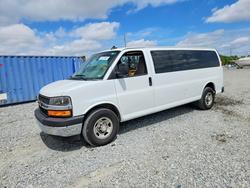 Salvage trucks for sale at Tifton, GA auction: 2018 Chevrolet Express G3500 LT