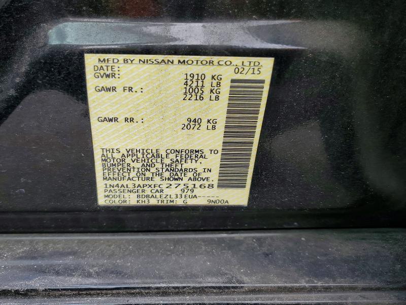2015 Nissan Altima 2.5 s