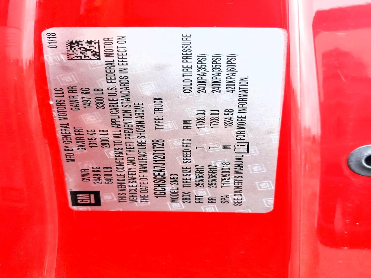 2018 Chevrolet Colorado LT