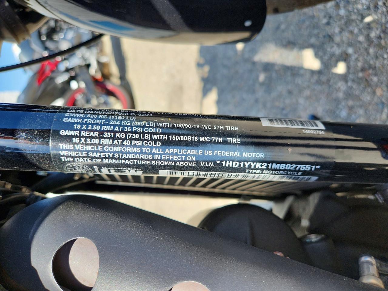 2021 Harley-Davidson Fxbbs