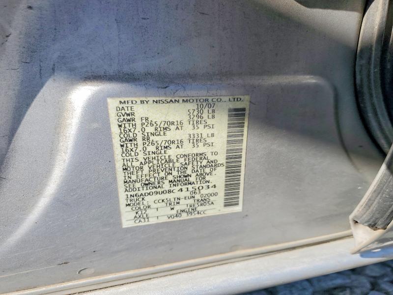 2008 Nissan Frontier se V6