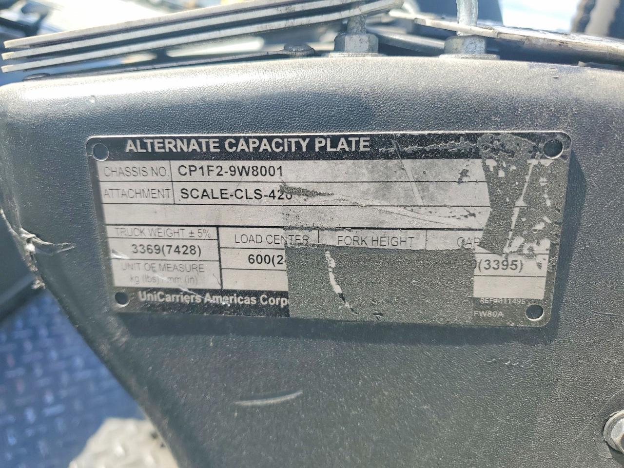 2015 Unicariers 2015 Unicarriers Forklift