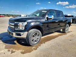 Ford salvage cars for sale: 2018 Ford F150 Lariat