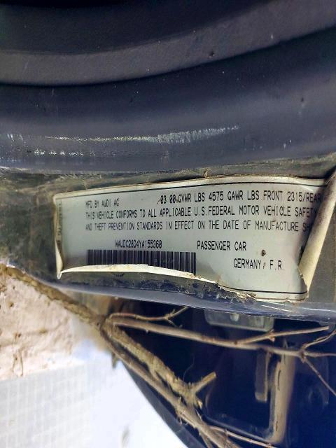 2000 Audi A4 1.8t Quattro