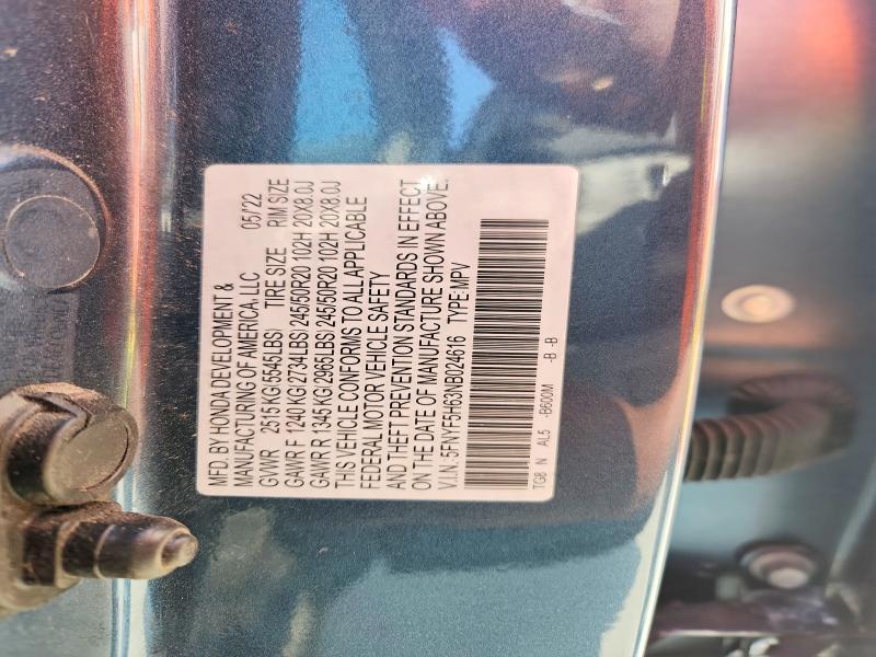 2022 Honda Pilot Touring