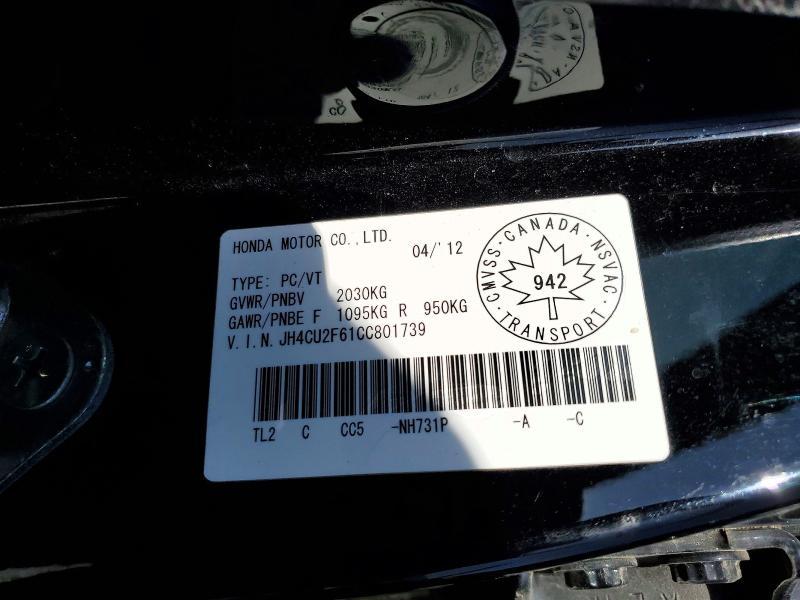 2012 Acura Tsx Tech