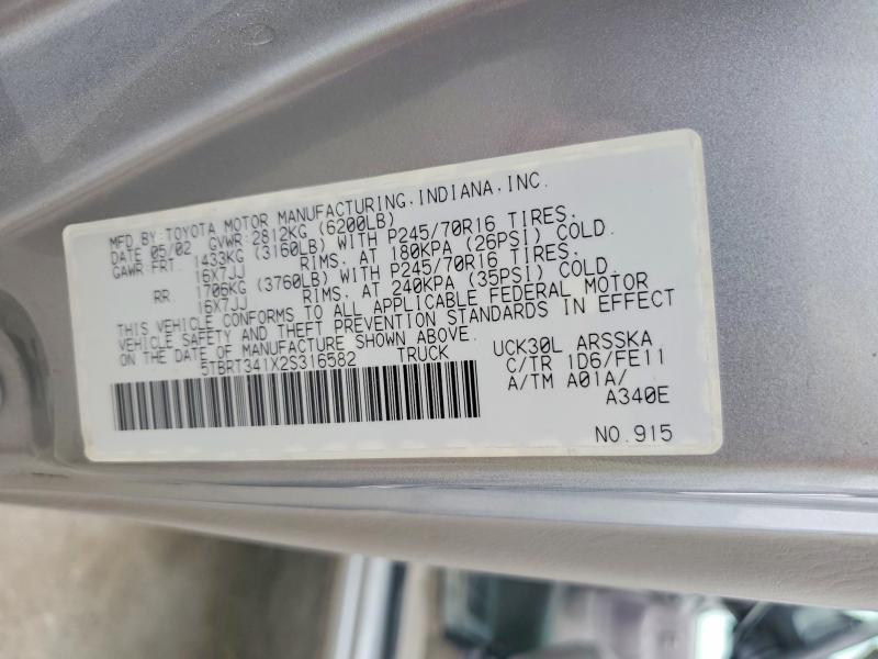 2002 Toyota Tundra SR5 V8
