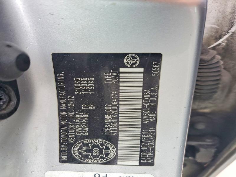 2013 Toyota Camry Hybrid le