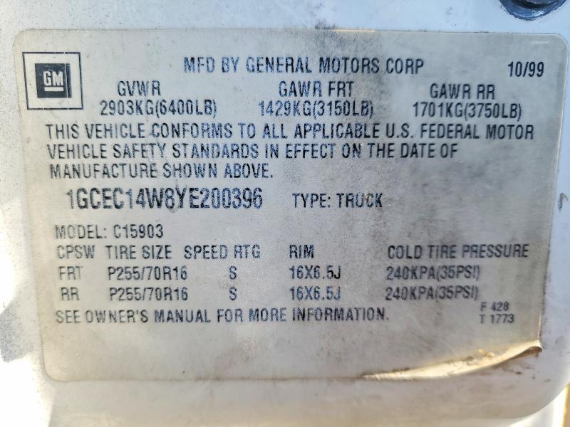 2000 Chevrolet Silverado C1500