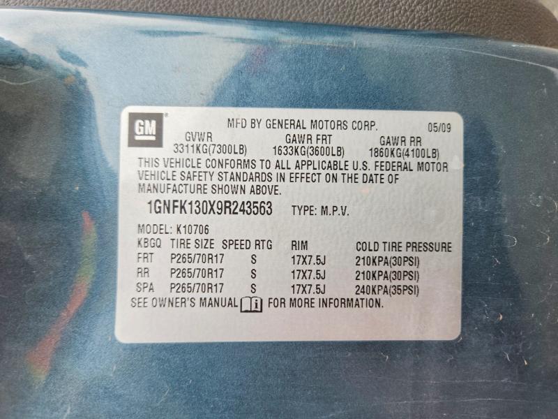 2009 Chevrolet Tahoe K1500 ls