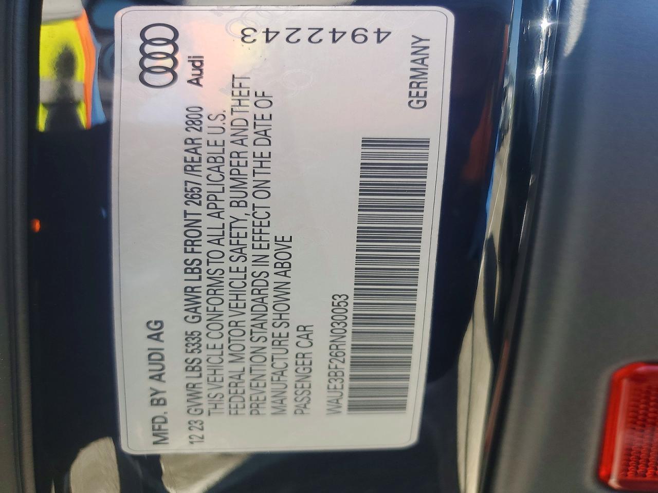 2024 Audi A6 Premium Plus