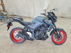 Vehiculos salvage en venta de Copart Madisonville, TN: 2021 Yamaha MT-03