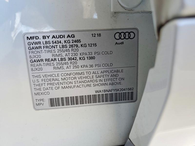 2019 Audi Q5 Premium Plus