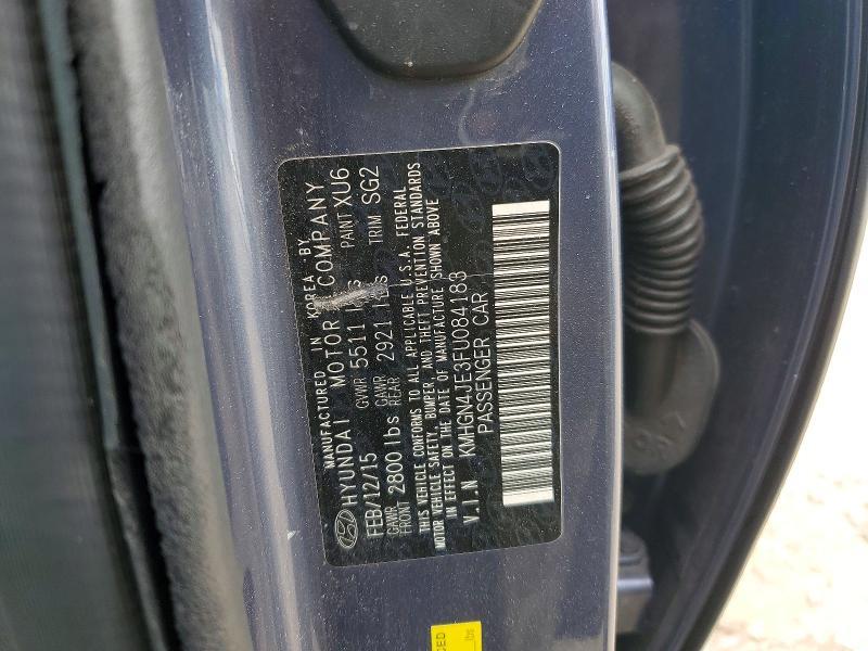 2015 Hyundai Genesis 3.8l