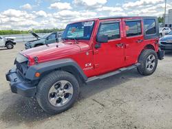 Jeep Wrangler salvage cars for sale: 2008 Jeep Wrangler Unlimited x