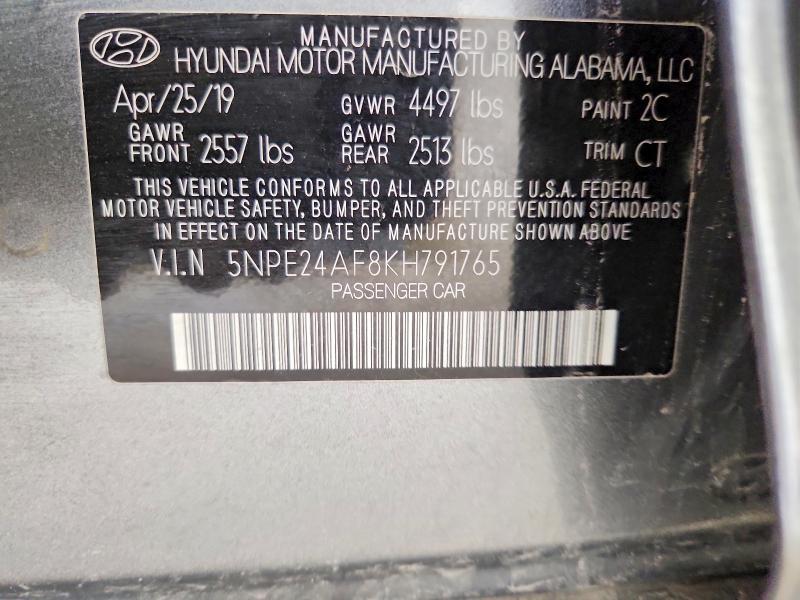 2019 Hyundai Sonata se