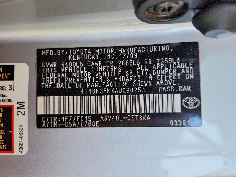 2010 Toyota Camry se